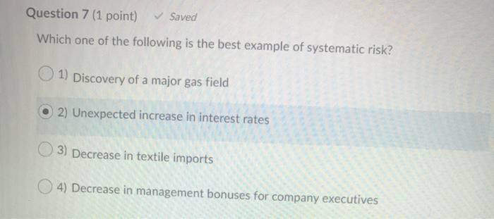 of the following statement about the capital asset pricing model is correct?