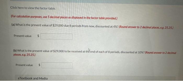  answer A and B Click here to view the factor table.