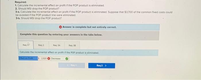 applies to the questions displayed below] Morning Sky, lnc. (MSI, manufactures and