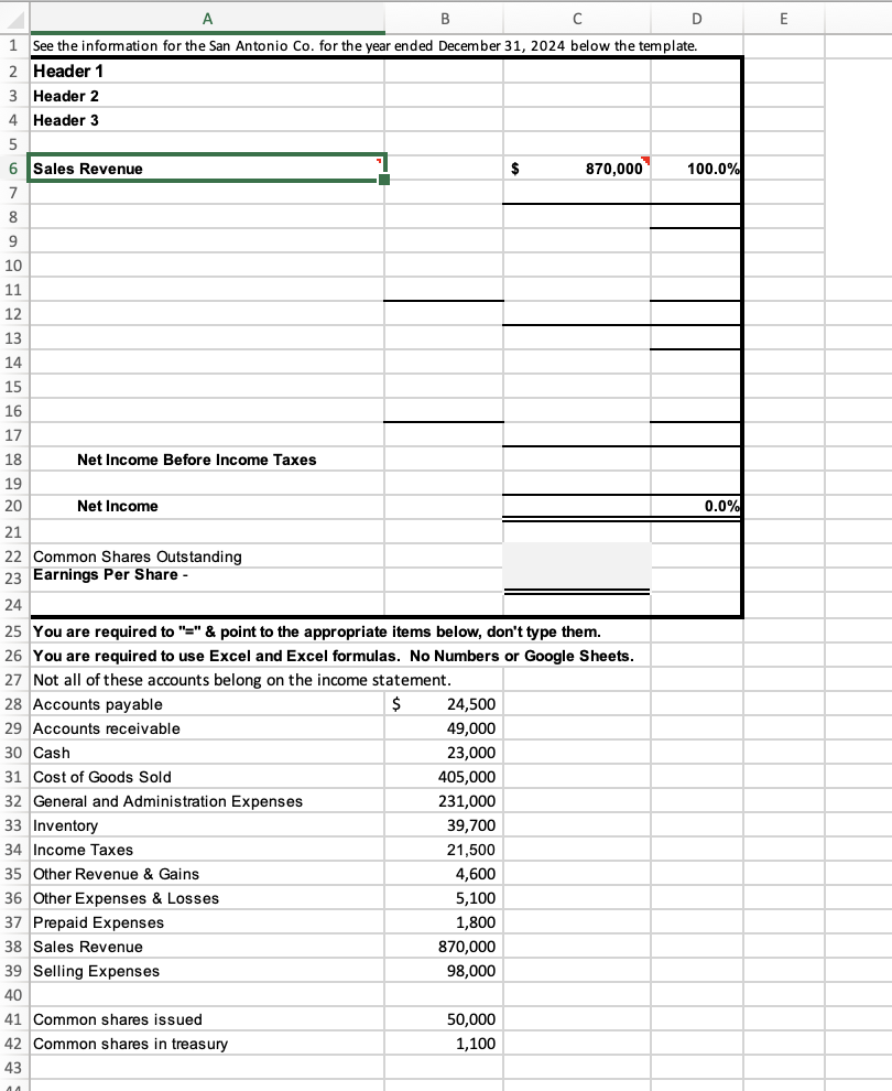 Prepare a multi-step vertical analysis income statement for San Antonio Co. as
