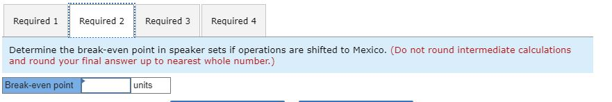 speakers for desktop computers. The following data relate to the period just