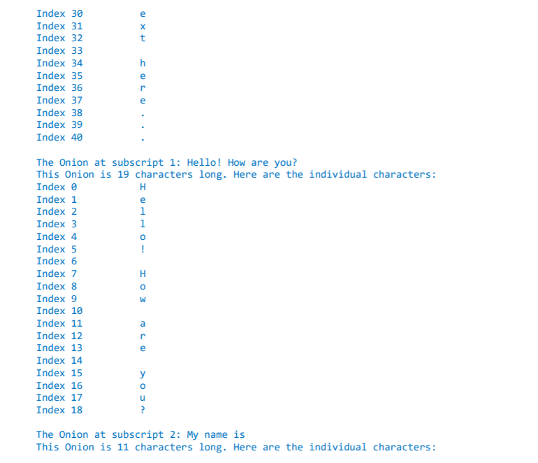 output. * * Some errors could be the result of bad typing;