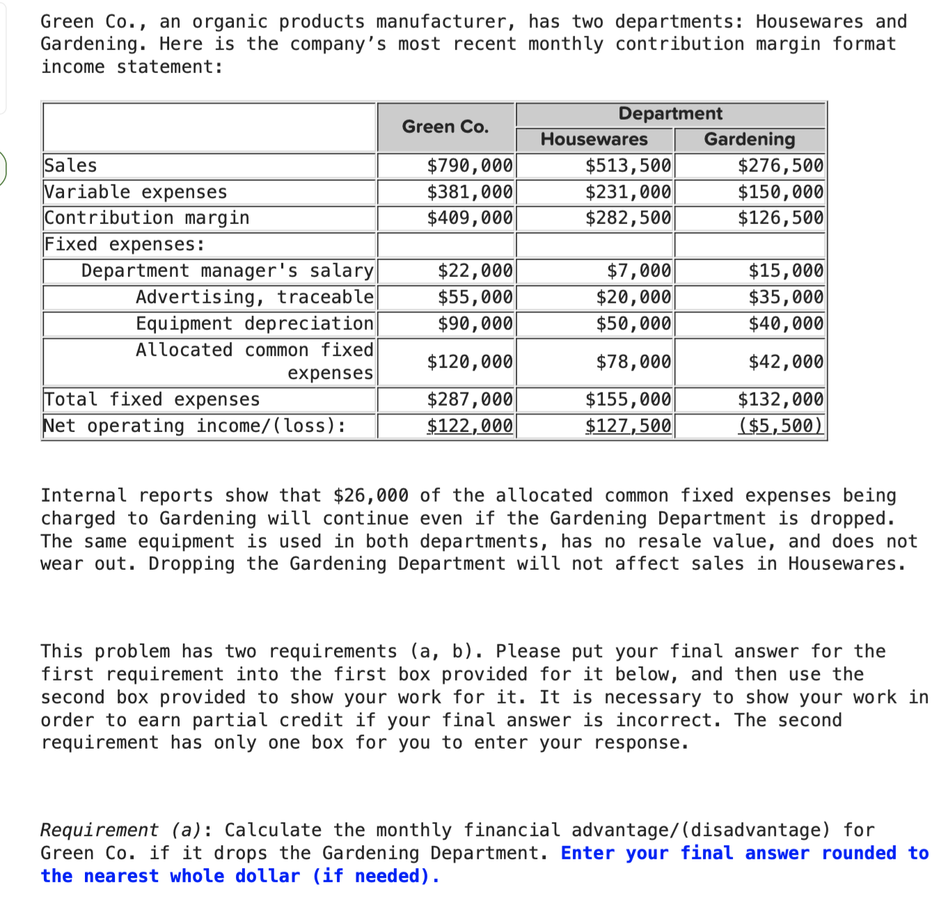 Please answer all parts because I am not able to post the