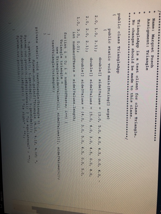 follow best practices as described in earlier assignments. - side2: double -