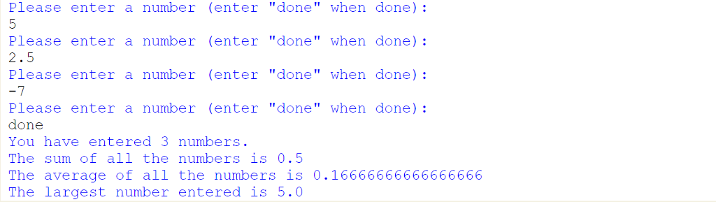 By using Python3.6: Write a script named calculations.py that repeatedly asks the
