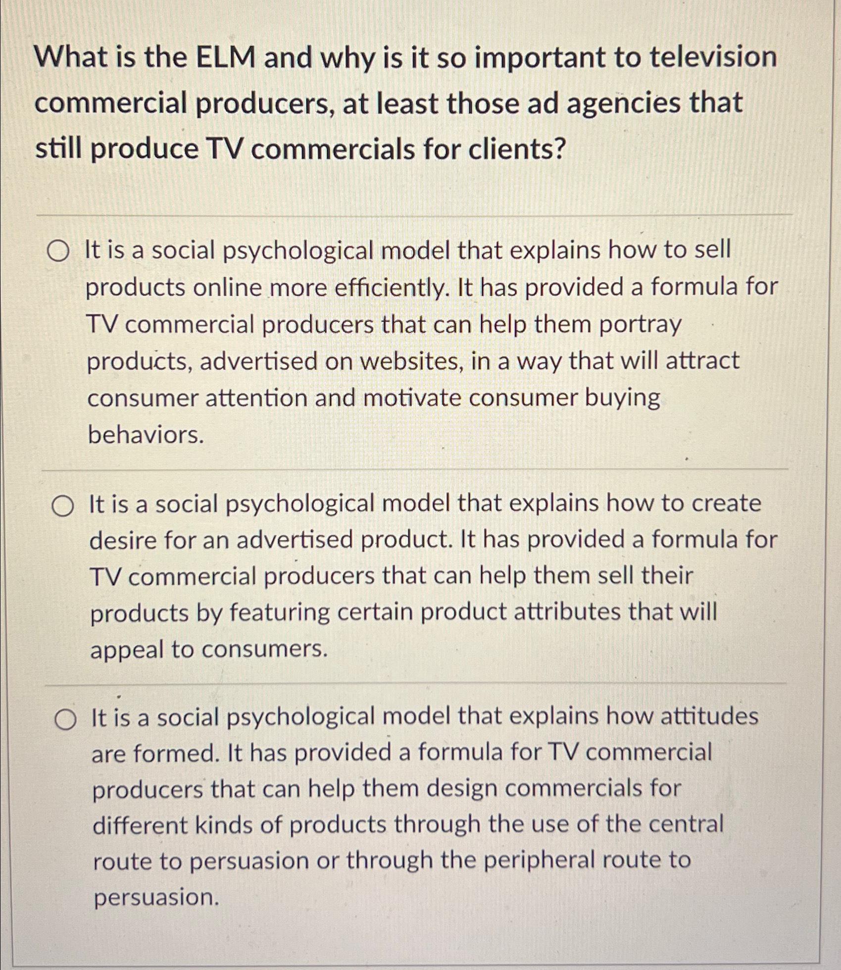  What is the ELM and why is it so important to