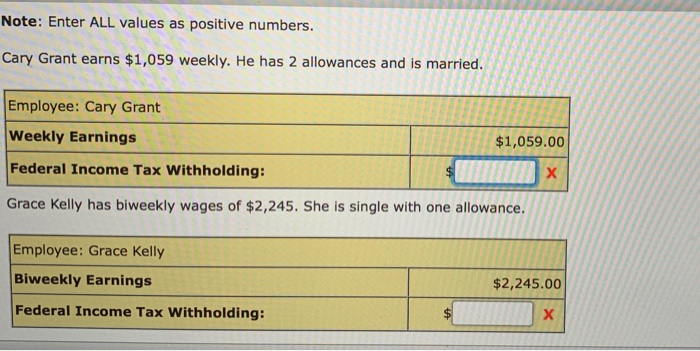  Note: Enter ALL values as positive numbers. Cary Grant earns $1,059
