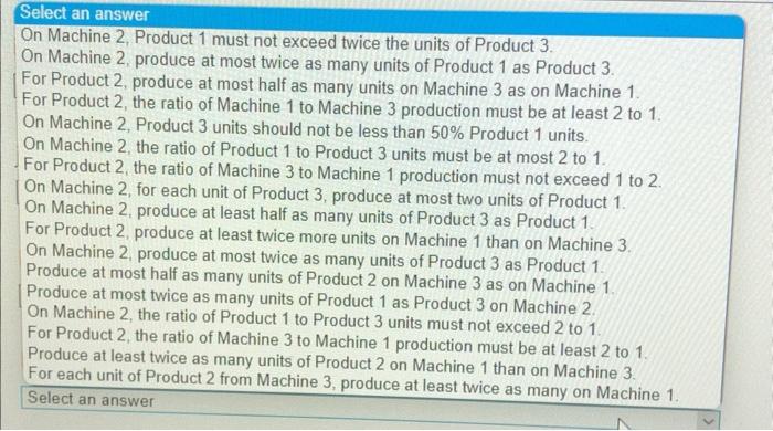 2. 21 22 23 200 Production on all machines should be a