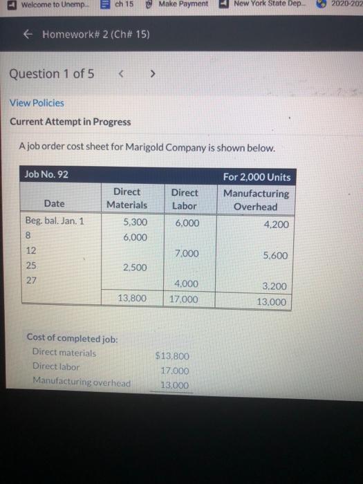 rate 56 (1) Precaro summary entries at January 31 to record the