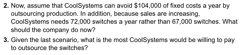 Please note, these are the options to choose from in the