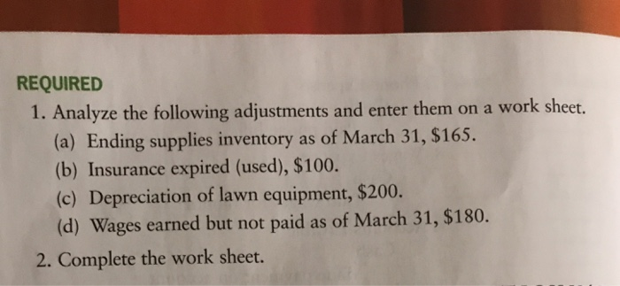 SHOWING NET INCOME Louie Long started a business called Louie's Lawn Service.