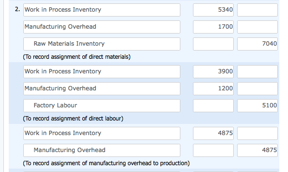 customer preference. On June Raw Materials Inventory $5,300 Work Process Inventory $5,880
