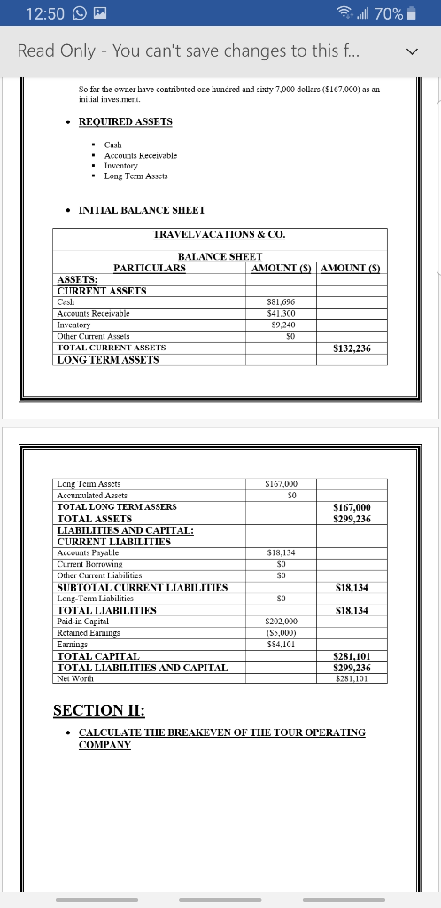 DO SECTION 2 : DONT POST ANSWER IN THE PICTURE FORM .