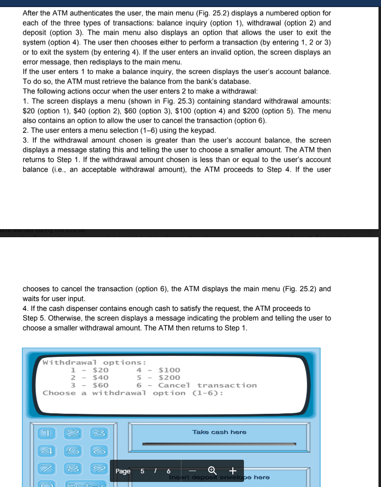 Document: A local bank intends to install new automated teller machine (ATM)