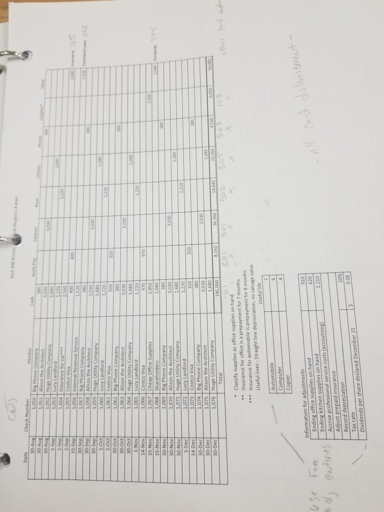 balance, record and post the end of the year adjusting journal entries,