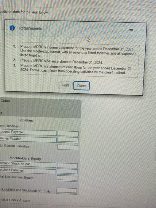  need helping finishing requirements 2-3 ditional data for the year follow!