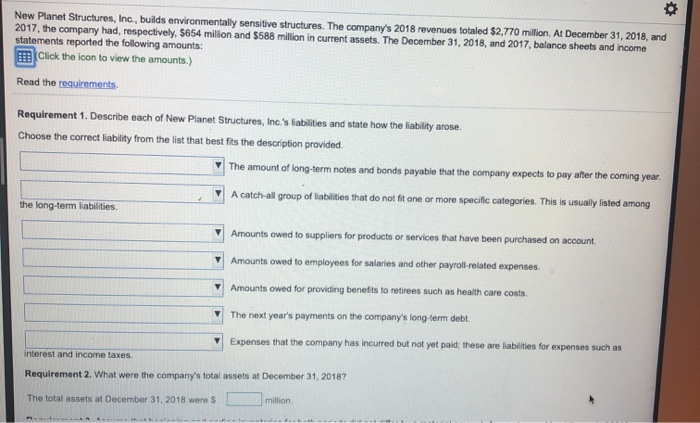  New Planet Structures, Inc., builds environmentally sensitive structures. The company's 2018