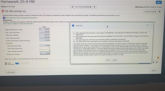 requirements. thank you for your help in advance! Homework: Ch 9 HW