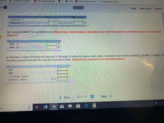 judgment and experience have been prepared each month for the past 10
