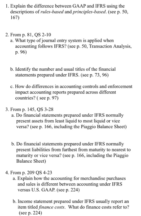  Please Answer All Questions in Detail. 1. Explain the difference between