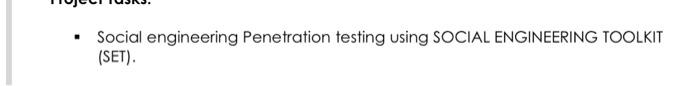 do this in kali lunix Social engineering Penetration testing using SOCIAL ENGINEERING