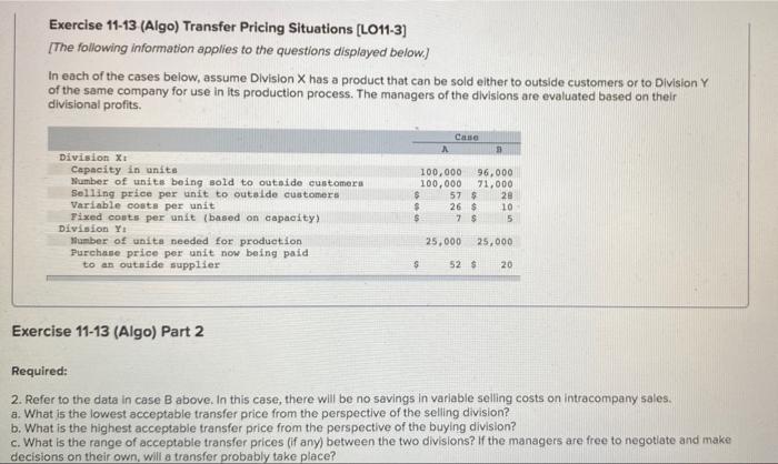 applies to the questions displayed below) In each of the cases below,
