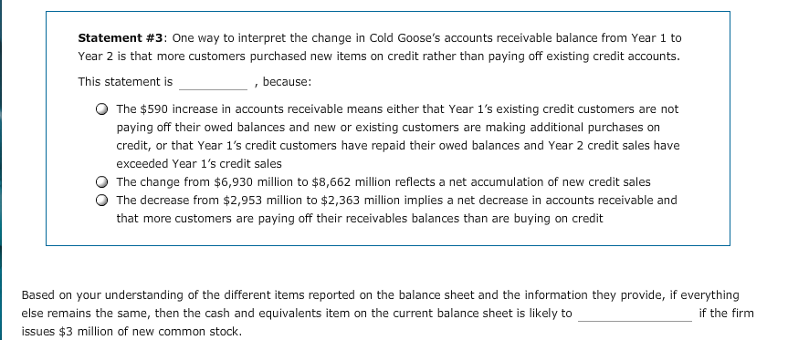 Year 1 Year 2 Year 1 Assets Current assets Liabilities and equity