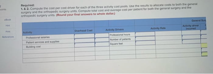 is an outpatient surgical clinic that was profitable for many years, but