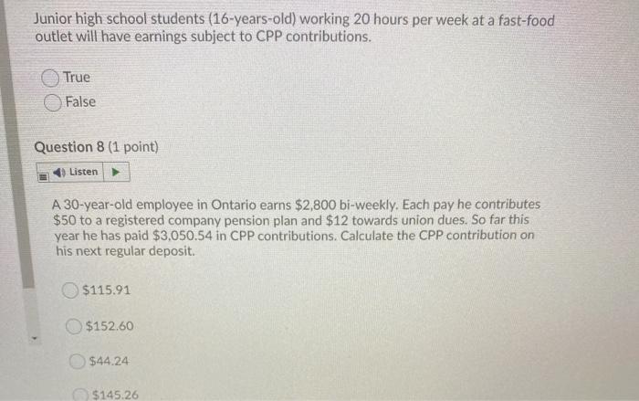  Junior high school students (16-years-old) working 20 hours per week at