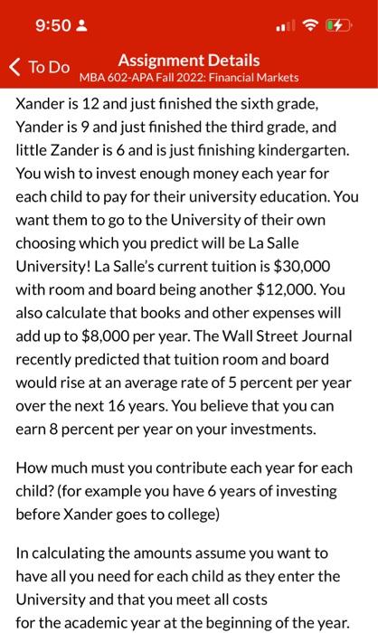 If i could get help with just solving for one of the