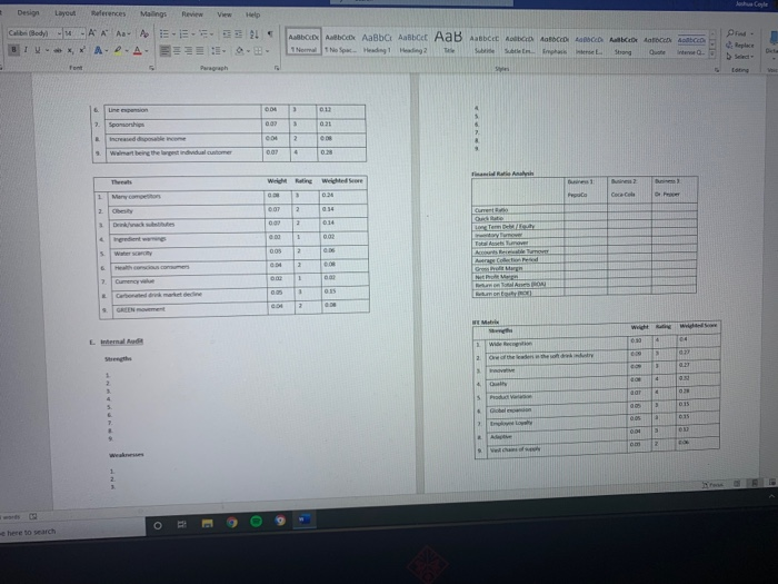 Subtle s weet Song Oute intense - -PepsiCo Case Template A Cave