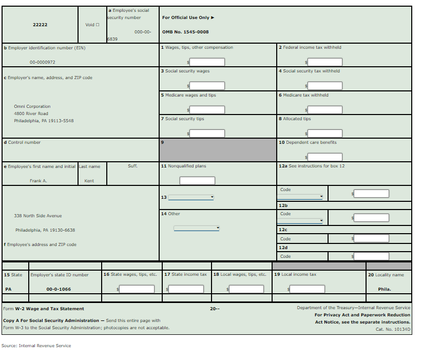 six of the forms in order to gain some experience in recording