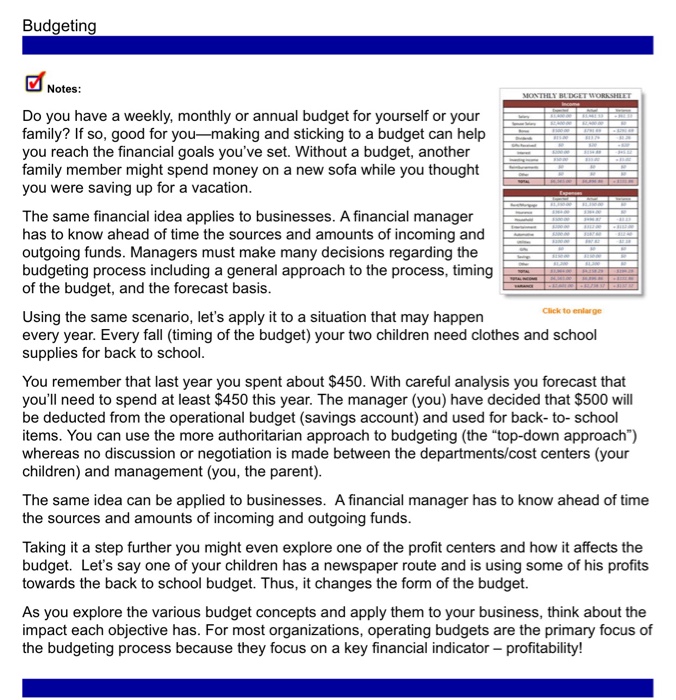 budget, and to practice and/or improve your Excel skills. When totaling rows