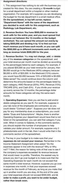 and columns in your budget, be sure to allow Excel to do