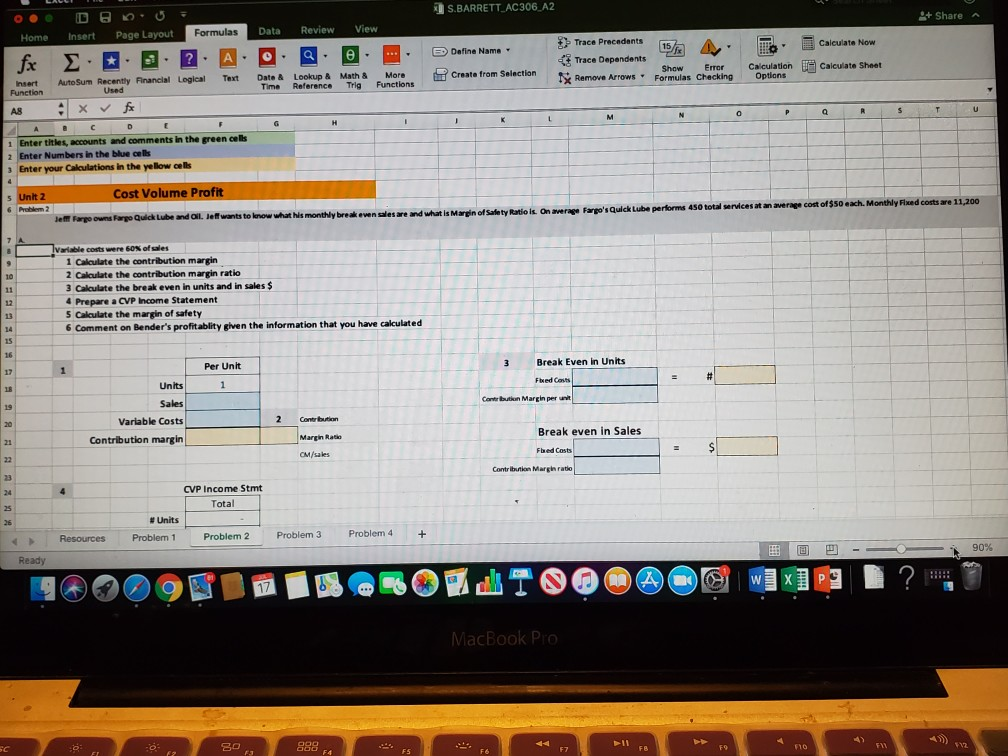  S.BARRETT AC306_A2 2+ Share oDoo = Home Insert Page Layout Formulas