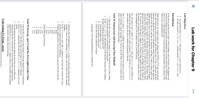 TimeDemojana (Code Listing 9.2) from the StudentCD or as directed by your