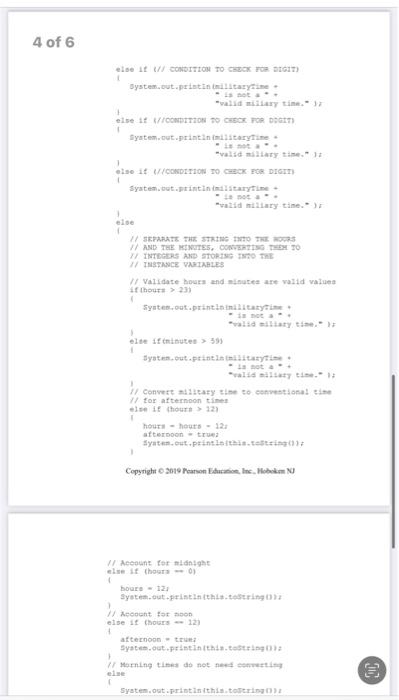 structure which validates the data. Conditions are needed that will: a. Check