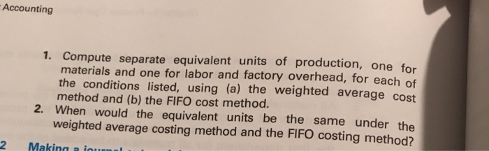 Assume each of the followi 'wing conditions concerning the data given: 1