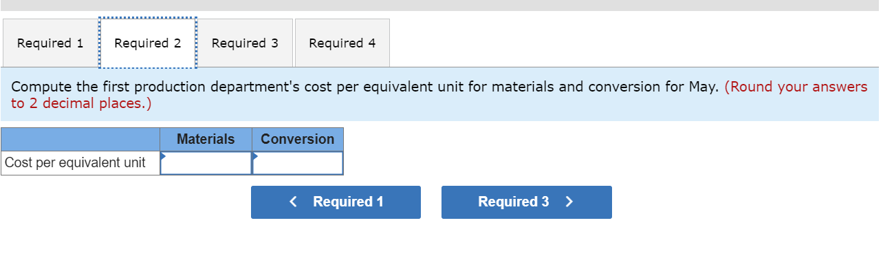 production departments. All of the material that is used in the first