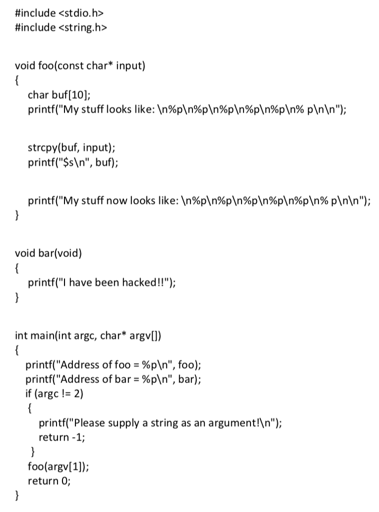 Look very carefully at the code below. Can you identify what kind