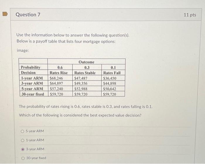 help needed please Use the information below to answer the following question(s).
