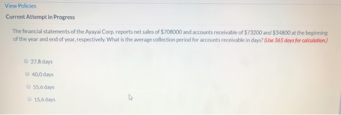 and the end of the year, respectively. What is the accounts receivable