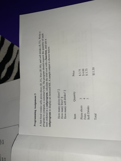 In Qbasic language calculate the total cost with a function, and use