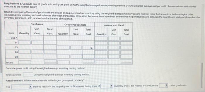 Begin by computing the cost of goods sold and cost of ending