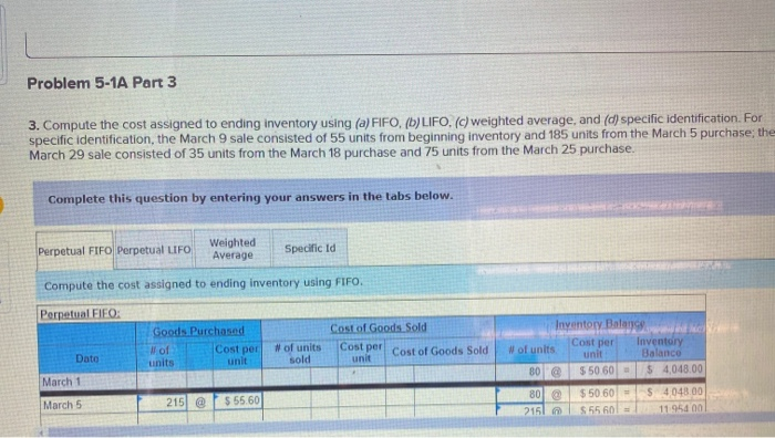 flows LO P1 [The following information applies to the questions displayed below.)