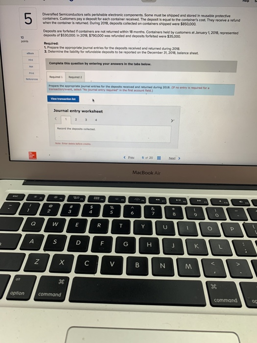  Diversified Semiconductors sells perishable electronic components. Some must be shipped and