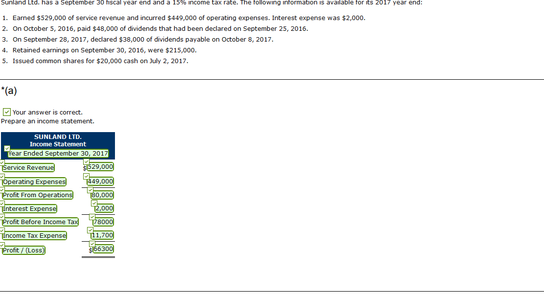 tax expense, at its fiscal year end, July 31, 2017. The following