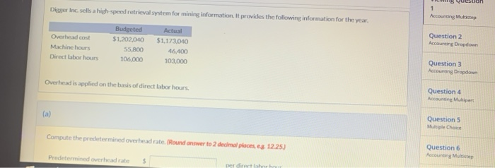  Diggering sells a high-speed retrieval system for mining information. It provides