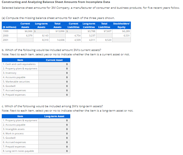  please I need this please. thank you Constructing and Analyzing Balance