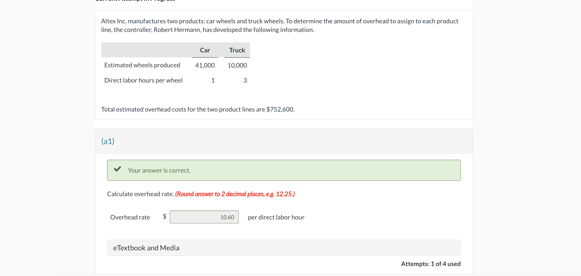 PLEASE HELP ON PART C Your answer is correct. Hermann is not